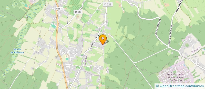 localisation de l'entreprise MADAME MARIE-ELISABETH PARIS  BALLAISON