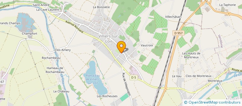 localisation de l'entreprise MADAME MARIE-ELISABETH PIGNOT  VILLIERS-SUR-LOIR