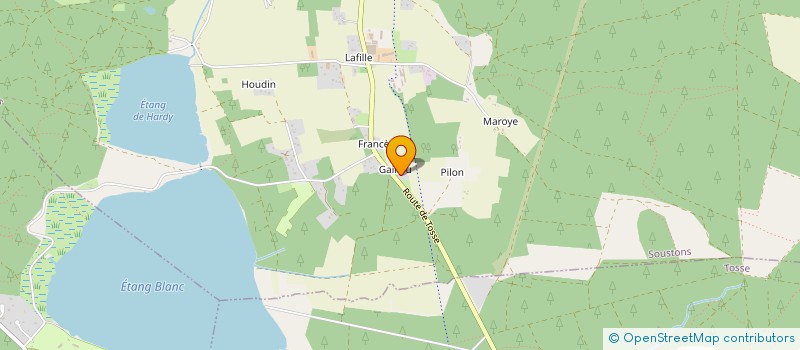 localisation de l'entreprise MADAME MARIE ELISABETH PINSOLLE  SOUSTONS