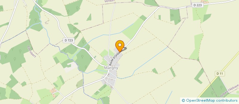 localisation de l'entreprise MADAME MARIE ELISABETH TRANCHANT  MARGNY