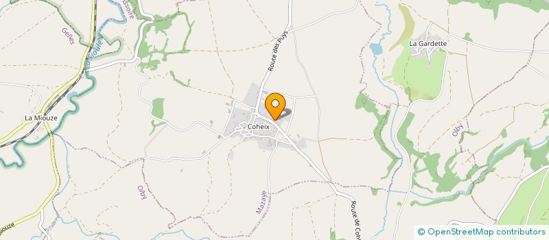 localisation de l'entreprise MADAME MARIE ELISABETH VALLEIX  MAZAYE