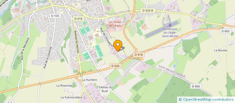 localisation de l'entreprise MADAME MARIE-ELISE LALLEMAND à L'AIGLE