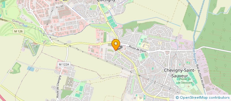 localisation de l'entreprise MADAME MARIE-ELISE ROUXEL  CHEVIGNY-SAINT-SAUVEUR