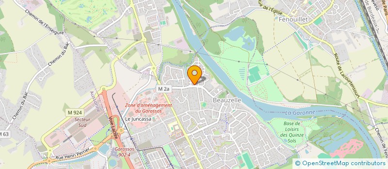 localisation de l'entreprise MADAME MARIE ELISE SCHONBERGER  BEAUZELLE