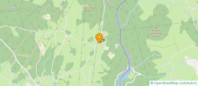 localisation de l'entreprise MADAME MARIE-ELISE SOUSTRAT  CHIRAC-BELLEVUE