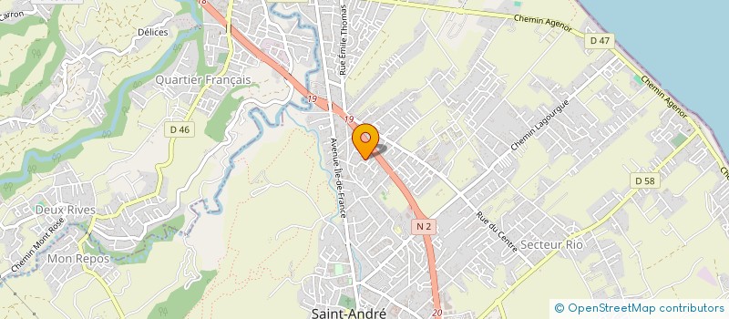 localisation de l'entreprise MADAME MARIE ELLAMA  SAINT-ANDRE