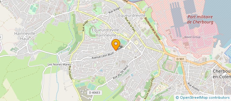 localisation de l'entreprise MADAME MARIE-ELO SE DELORME  CHERBOURG-EN-COTENTIN