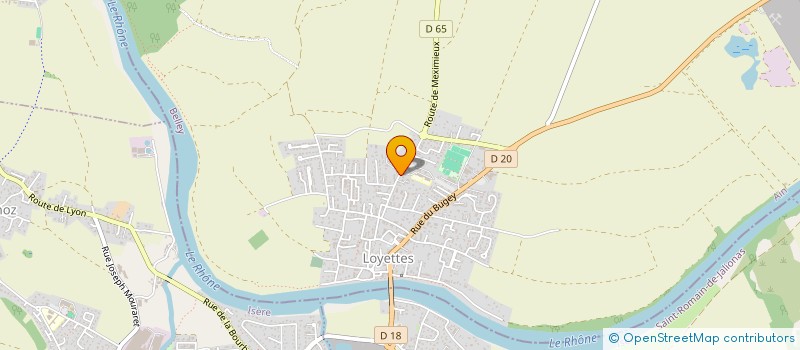 localisation de l'entreprise MADAME MARIE-ELODIE BEVIERE  LOYETTES