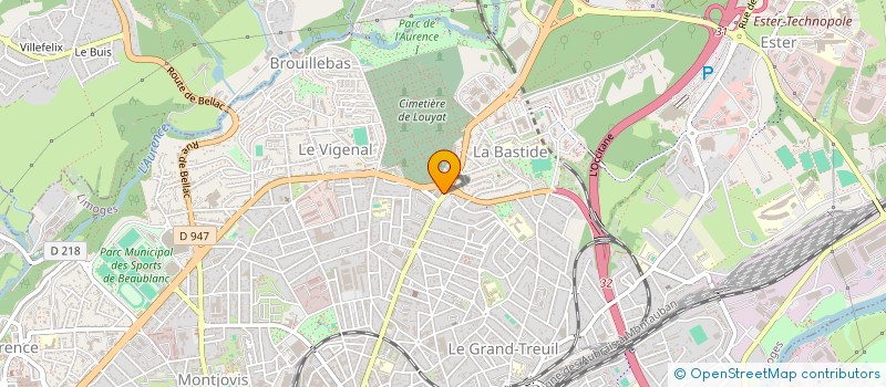 localisation de l'entreprise MADAME MARIE-ELODIE DIES à LIMOGES