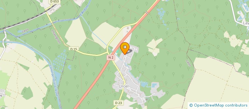 localisation de l'entreprise MADAME MARIE ELODIE GALLOTTE  URCEL