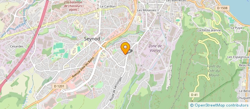localisation de l'entreprise MADAME MARIE-ELODIE GRAZIANO à ANNECY