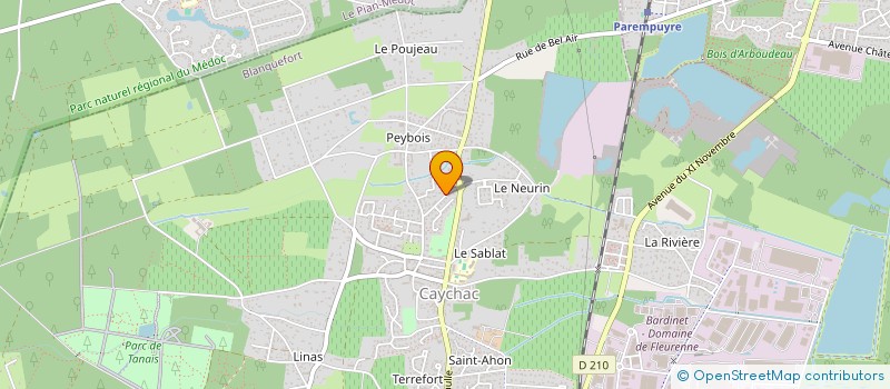 localisation de l'entreprise MADAME MARIE ELODIE ROY à BLANQUEFORT