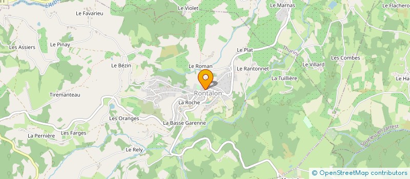 localisation de l'entreprise MADAME MARIE-ELORA LAIRES à RONTALON