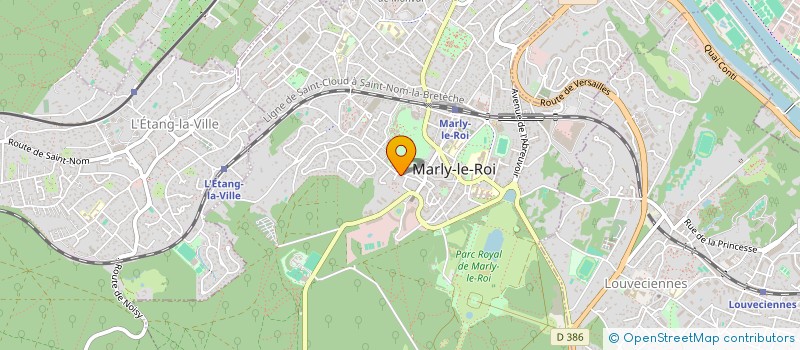 localisation de l'entreprise MADAME MARIE-ELSA PELLERIN  MARLY-LE-ROI