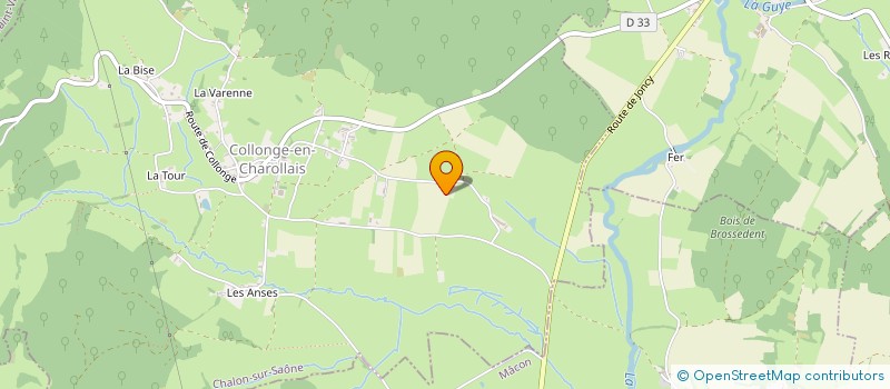localisation de l'entreprise MADAME MARIE ELYSE FAIVRE  COLLONGE-EN-CHAROLLAIS