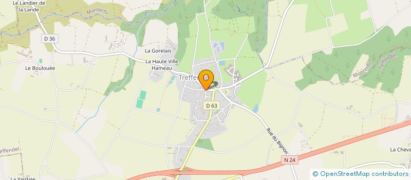 localisation de l'entreprise MADAME MARIE-EMILIE LYONNET DU MOUTIER  TREFFENDEL