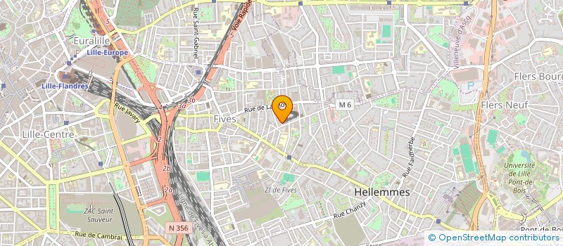 localisation de l'entreprise MADAME MARIE EMILIE VARNIER  LILLE