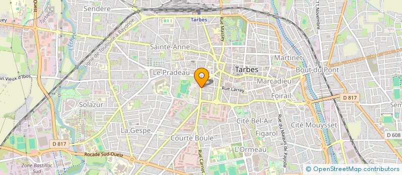 localisation de l'entreprise MADAME MARIE-EMMANUELLE BONNETTAZ  TARBES