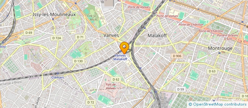 localisation de l'entreprise MADAME MARIE-EMMANUELLE FAVELIN  MALAKOFF