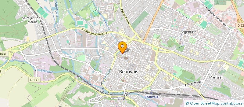 localisation de l'entreprise MADAME MARIE-EMMANUELLE LOOTVOET  BEAUVAIS