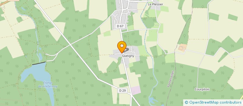 localisation de l'entreprise MADAME MARIE-EMMANUELLE MAGEOT  FONTENAILLES