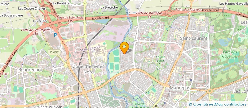 localisation de l'entreprise MADAME MARIE-EMMANUELLE NEVEU  RENNES