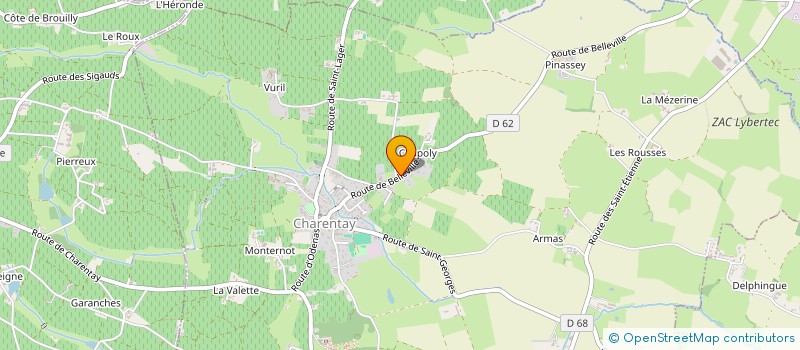 localisation de l'entreprise MADAME MARIE-EMMANUELLE SERVIGNE  CHARENTAY