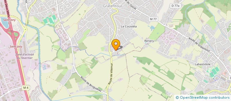 localisation de l'entreprise MADAME MARIE ENEA  GRATENTOUR