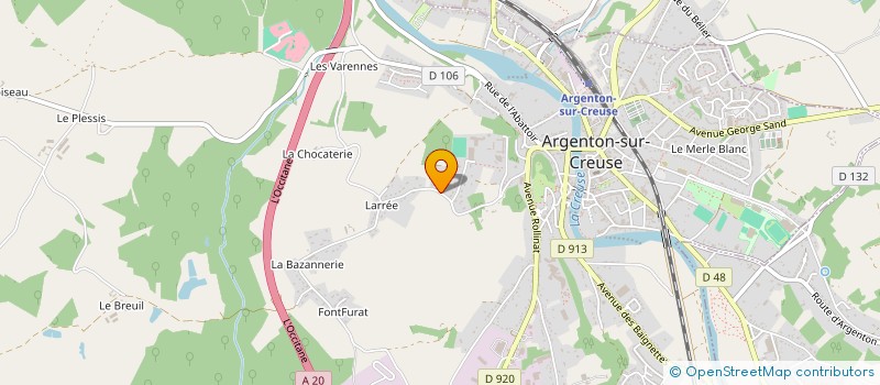 localisation de l'entreprise MADAME MARIE ENGELHARDT à ARGENTON-SUR-CREUSE