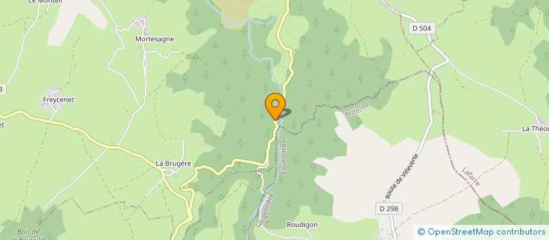 localisation de l'entreprise MADAME MARIE ENJOLRAS  SAINT-ARCONS-DE-BARGES