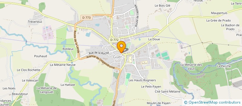 localisation de l'entreprise MADAME MARIE EON  GUER