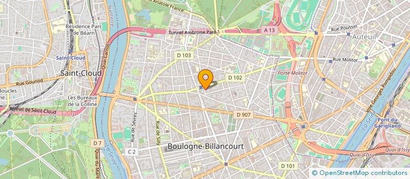 localisation de l'entreprise MADAME MARIE EPAGNEAU à BOULOGNE-BILLANCOURT