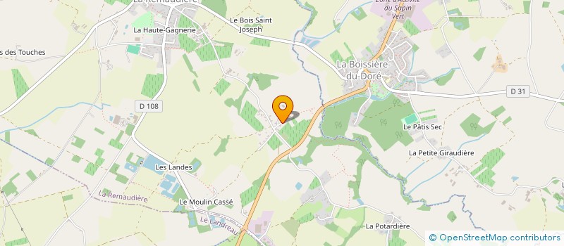 localisation de l'entreprise MADAME MARIE EPIPHANA  LA REMAUDIERE