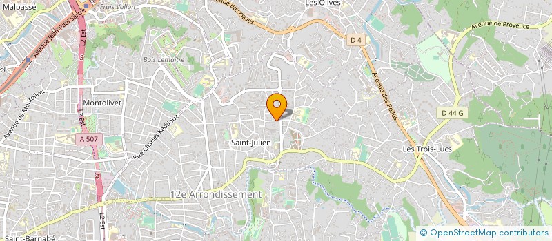 localisation de l'entreprise MADAME MARIE ERBA à MARSEILLE