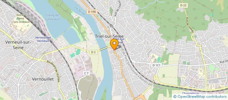 localisation de l'entreprise MADAME MARIE ERNEST  TRIEL-SUR-SEINE