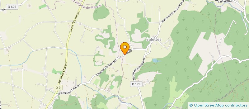 localisation de l'entreprise MADAME MARIE ESBELIN  SALETTES