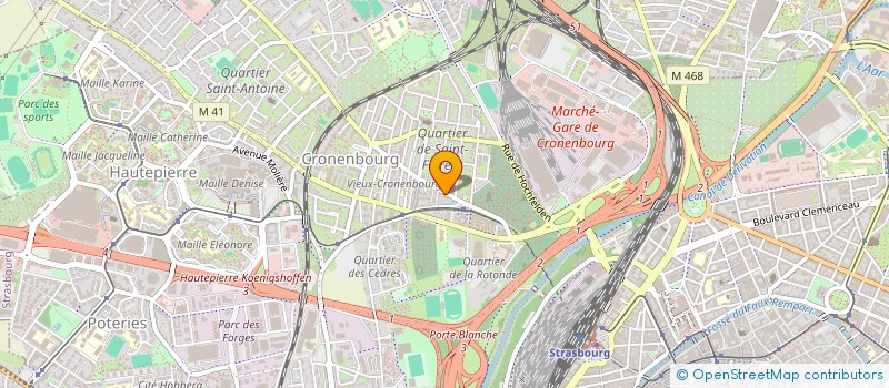 localisation de l'entreprise MADAME MARIE ESCHBACH à STRASBOURG