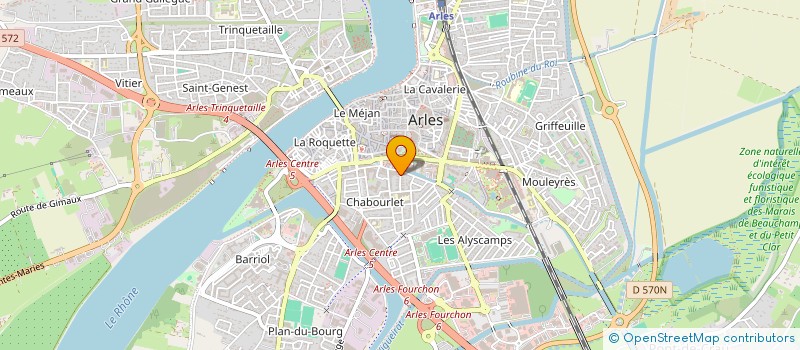 localisation de l'entreprise MADAME MARIE ESPOUY  ARLES