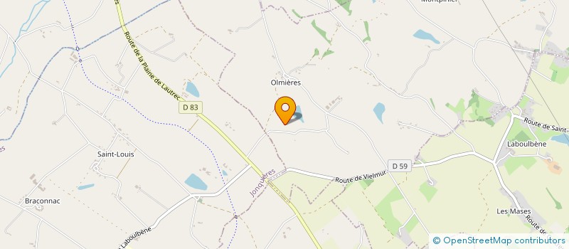 localisation de l'entreprise MADAME MARIE ESTADIEU  MONTPINIER