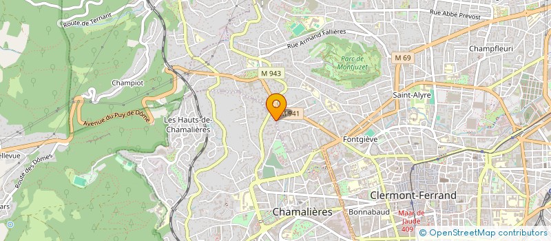 localisation de l'entreprise MADAME MARIE ESTAGER  CHAMALIERES