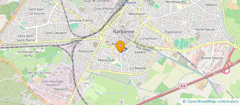 localisation de l'entreprise MADAME MARIE-ESTELLE DAVISON à NARBONNE