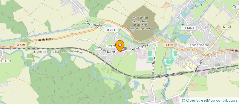 localisation de l'entreprise MADAME MARIE-ESTELLE HEHN  RETZWILLER