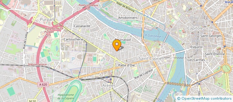 localisation de l'entreprise MADAME MARIE ESTELLE MIQUEL à TOULOUSE