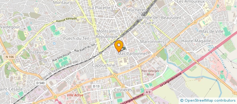 localisation de l'entreprise MADAME MARIE-ESTELLE MOURRIN  NIMES