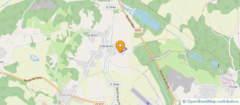 localisation de l'entreprise MADAME MARIE ESTHEL MEGUIN  ARANDON-PASSINS