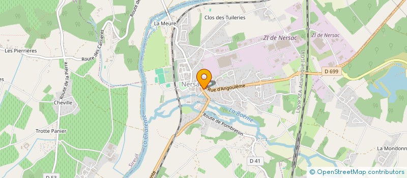 localisation de l'entreprise MADAME MARIE-ESTHER LOZANO  NERSAC