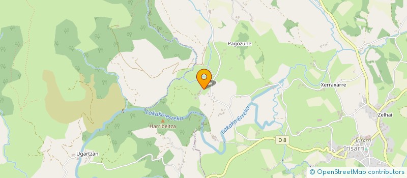 localisation de l'entreprise MADAME MARIE ETCHEBEHERE  OSSES