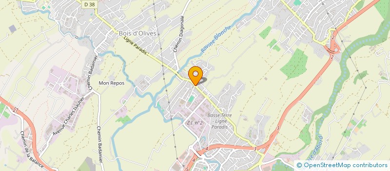 localisation de l'entreprise MADAME MARIE ETHEVE  LE TAMPON