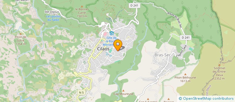 localisation de l'entreprise MADAME MARIE ETHEVE à CILAOS
