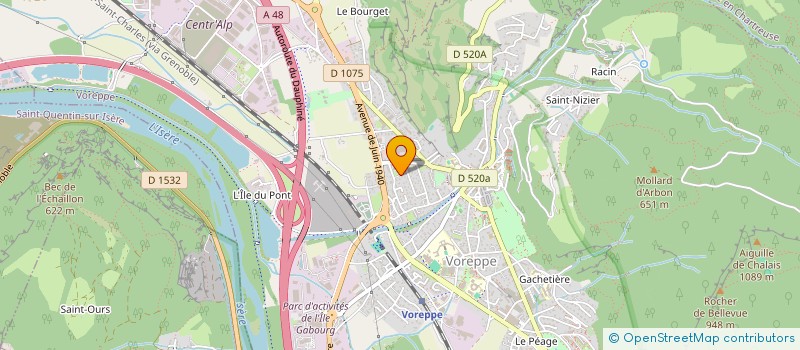 localisation de l'entreprise MADAME MARIE ETIENNE  VOREPPE